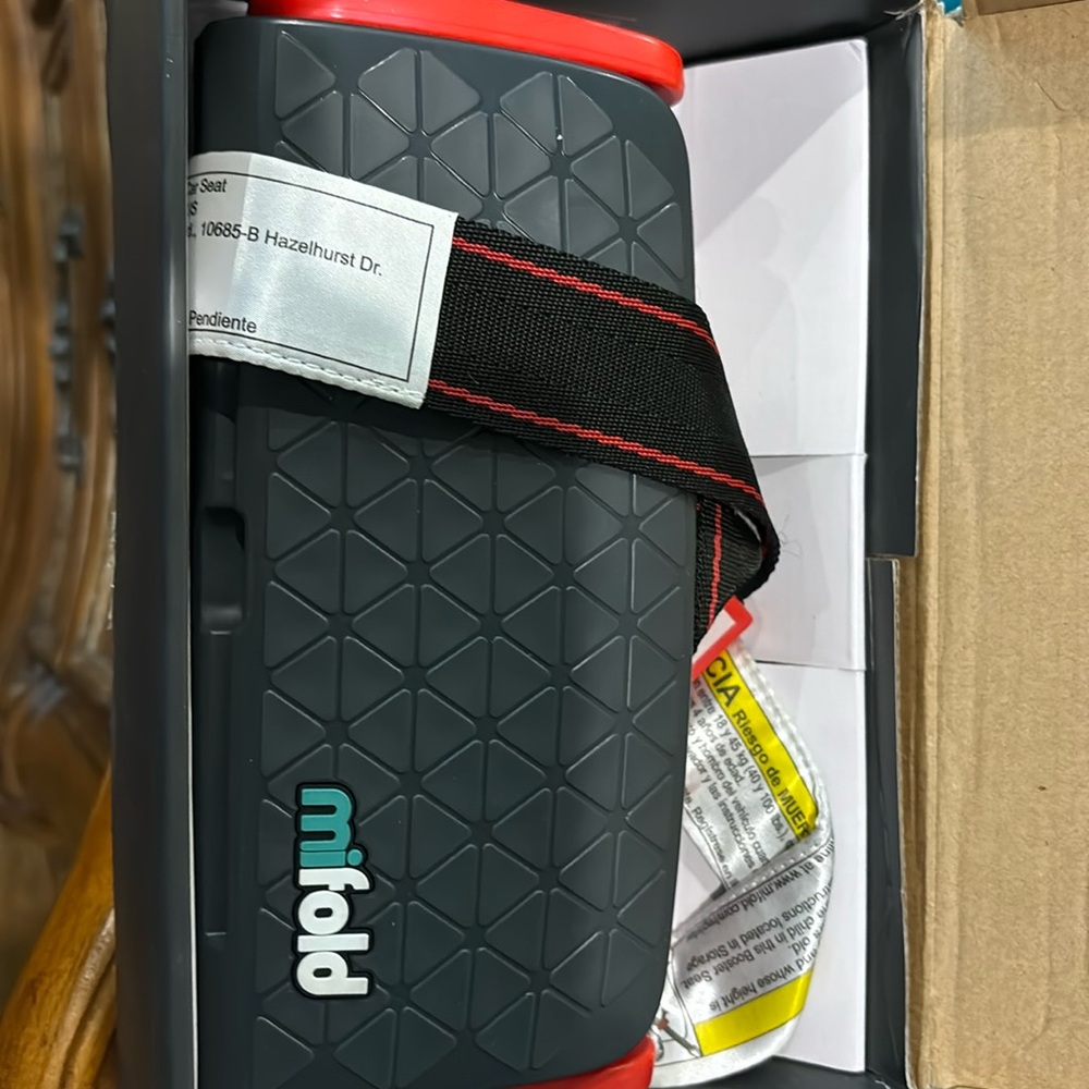 Mifold folding booster seat